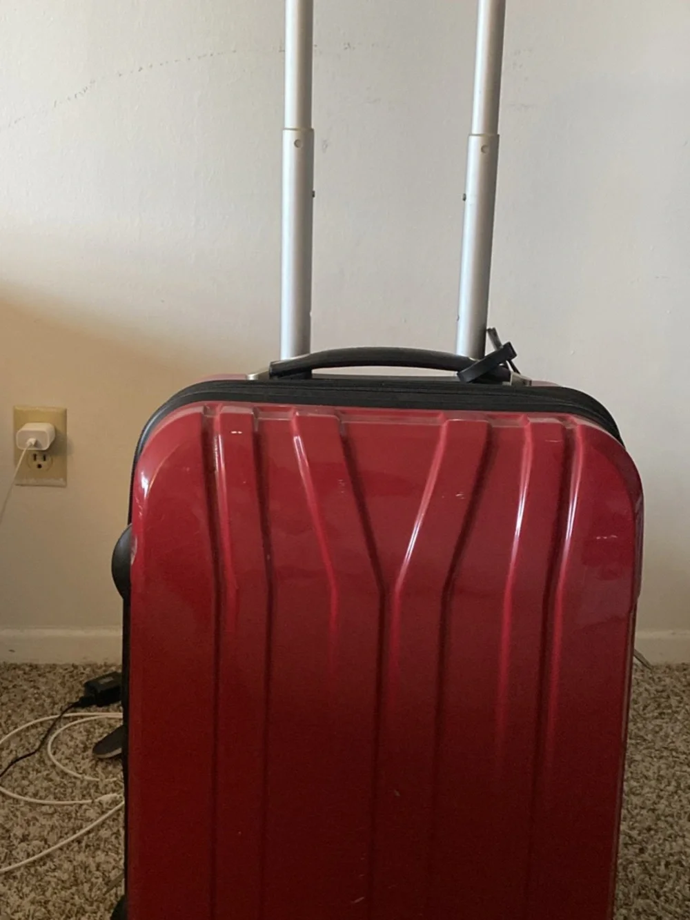 Brookstone hard plastic Suitcase